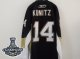 Men Pittsburgh Penguins #14 Chris Kunitz Black 2017 Stanley Cup Finals Champions Stitched NHL Jersey