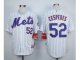 MLB New York Mets #52 Yoenis Cespedes White jerseys