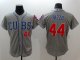 mlb chicago cubs #44 anthony rizzo majestic grey flexbase authentic collection jerseys