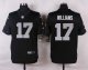 nike oakland raiders #17 williams black elite jerseys