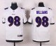 nike baltimore ravens #98 williams white elite jerseys