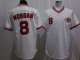 Baseball Jerseys cincinnati reds #8 morgan 1976 m&n white