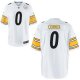 Youth NFL Pittsburgh Steelers #0 James Conner Nike White 2017 Draft Pick Game Jersey