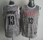 nba houston rockets #13 james harden grey city luminous jerseys