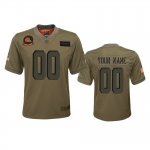 Youth Cleveland Browns Custom Camo 2019 Salute to Service Game Jersey