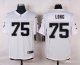 nike oakland raiders #75 long white elite jerseys