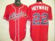 Baseball Jerseys atlanta braves #22 heyward red