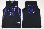 2016 usa basketball #24 kobe bryant black stitched jerseys