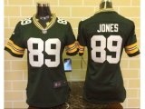 women nike nfl green bay packers #89 james jones green jerseys