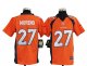 nike youth nfl denver broncos #27 moreno orange jerseys