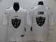 Football Oakland Raiders #4 Derek Carr White Shadow Edition Limited Jersey