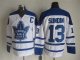NHL Toronto Maple Leafs #13 Mats Sundin white Throwback Fel Visk