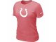 Women Indianapolis Colts Pink Logo T-Shirt