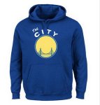 nba golden state warriors majestic hardwood classics tech patch royal pullover hoodie