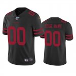 San Francisco 49ers Custom Black 100th Season Vapor Limited Jersey