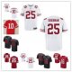 Football San Francisco 49ers Stitched Elite Jersey All Players #25 Richard Sherman #10 Jimmy Garoppo Etc.