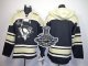 men nhl pittsburgh penguins blank black sawyer hooded sweatshirt 2017 stanley cup finals champions stitched nhl jersey