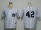 Baseball Jerseys new york yankees #42 rivera white[black stripe]