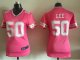 2015 Women Nike dallas cowboys #50 Sean Lee pink jerseys