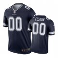 Dallas Cowboys #00 Custom Nike color rush Navy Jersey