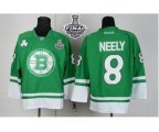 nhl boston bruins #8 neely green [2013 stanley cup]