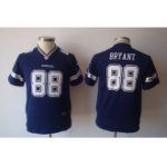 youth nike nfl dallas cowboys #88 dez bryant blue jerseys