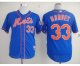 mlb new york mets #33 harvey blue [number orange][2013 mlb all s