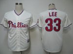 MLB Jerseys Philadephia Phillies 33 Lee Cream Cool Base
