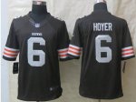 nike nfl cleveland browns #6 hoyer brown [nike Limited]