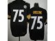 nike nfl pittsburgh steelers #75 joe greene elite black jerseys