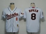 Baseball Jerseys baltimore orioles #8 ripken m&n white 2001