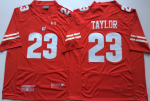 Wisconsin Badgers Red #23 Jonathan Taylor College Jersey