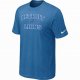 Detroit Lions T-shirts light blue