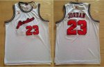 NBA Jersey Chicago Bulls #23 Michael Jordan White Anniversary St
