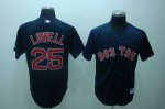 Baseball Jerseys boston red sox #25 lowell dk,blue(2009 style)