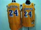 Basketball Jerseys los angeles lakers #24 bryant m&n yellow[purp