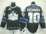 nhl los angeles kings #10 richards black and blue jerseys [2012