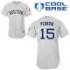Baseball Jerseys boston red sox #15 pedroia grey(cool base)