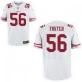 Men's San Francisco 49ers #56 Reuben Foster Nike White Elite NFL Jerseys