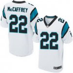 Men's NFL Carolina Panthers #22 Christian McCaffrey Nike White 2017 Draft Pick Elite Jersey