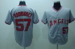 Baseball Jerseys anaheim angels rodriguez #57 grey