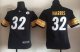 youth nike pittsburgh steelers #32 harris black jerseys
