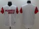 Men's Puerto Rico Baseball Blank Majestic White 2017 World Baseball Classic Stitched Jersey