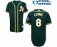 mlb oakland athletics #8 lowrie green [2014 new][lowrie]