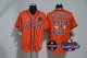 men mlb houston astros #27 jose altuve majestic orange team loogo fashion stitched 2017 World Series Champions And Houston Astros Strong Patch baseball jerseys