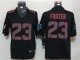 nike nfl houston texans #23 foster black jerseys [nike limited]