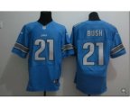 nike nfl detroit lions #21 bush elite blue jerseys