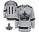 nhl jerseys los angeles kings #11 kopitar grey-black[stadium][20