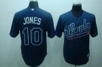 Baseball Jerseys atlanta braves #10 jones blue(cool base)