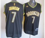 nba new jersey nets #7 joe johnson black [2013 new]